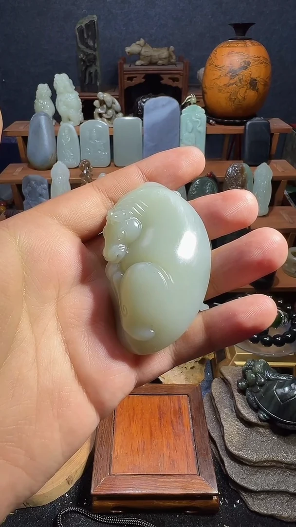 颈饰未镶嵌和田玉元**爸1