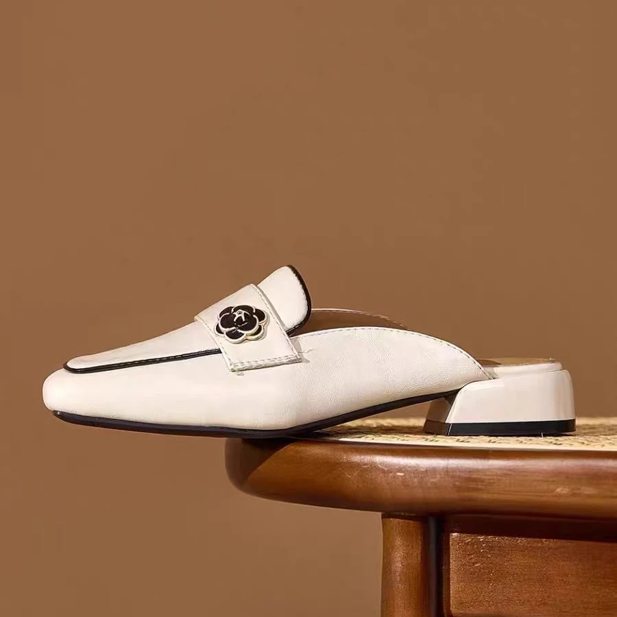 2515（山茶花） 新款时尚夏季法式气质外穿包头拖鞋