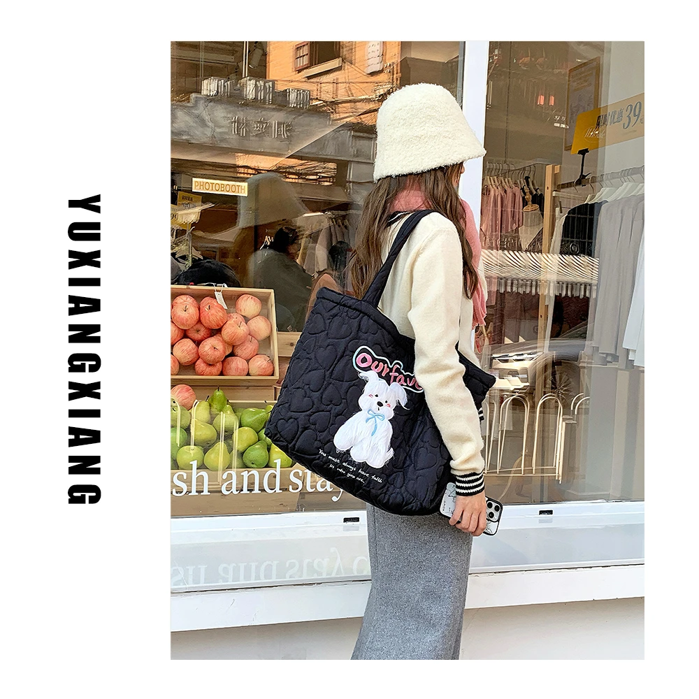 【预售】（1-199）YUXIANGXIANG 可爱百搭小包ins卡通印花韩版帆布袋