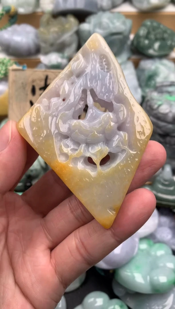 吊坠(不含链)未镶嵌翡翠1