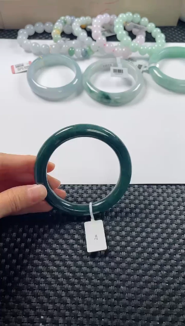 未镶嵌手镯翡翠 4662 58+