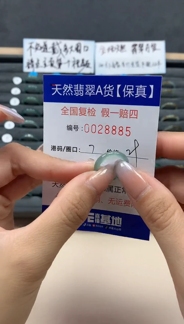 【闪购商品】翡翠戒指未镶嵌天然28885