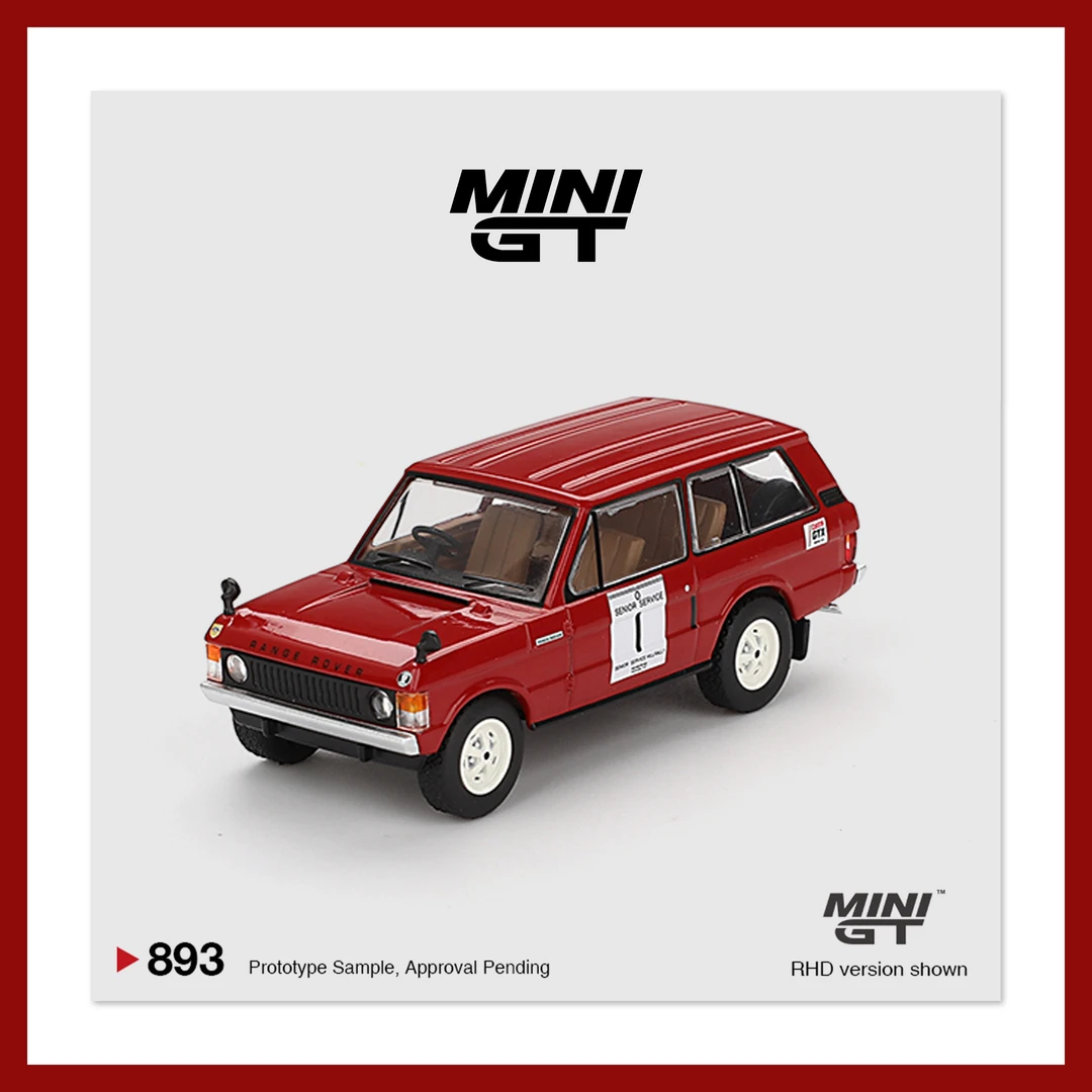 MiniGT [893]路虎揽胜 1971 国际山地拉力赛冠军1号 1:64合金车模
