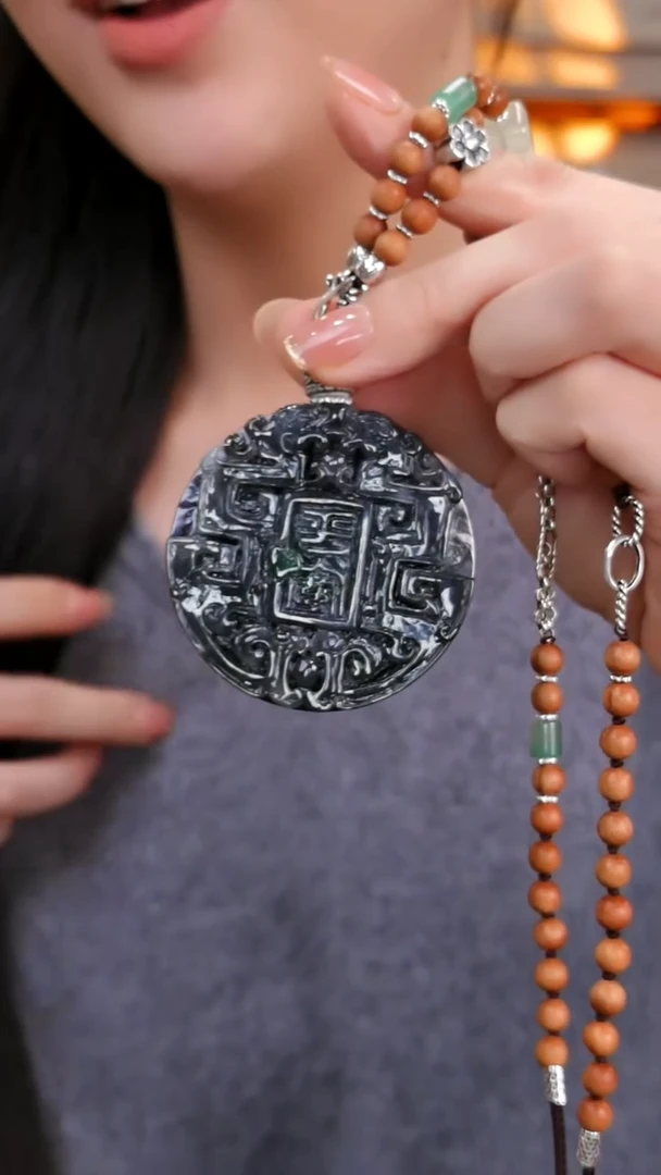 颈饰未镶嵌翡翠国风