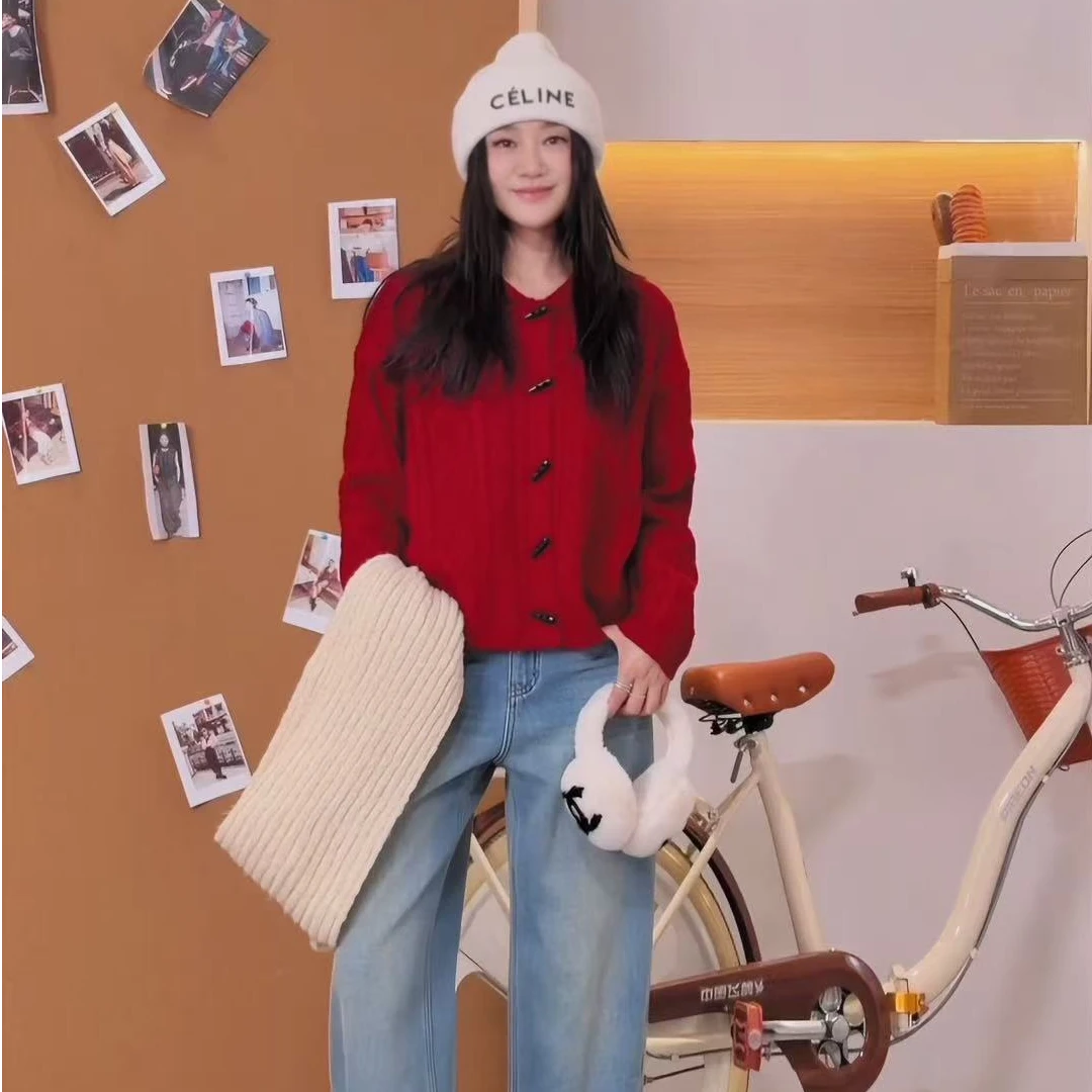 2025新品时尚潮流休闲女款减龄设计师款毛衣5552738