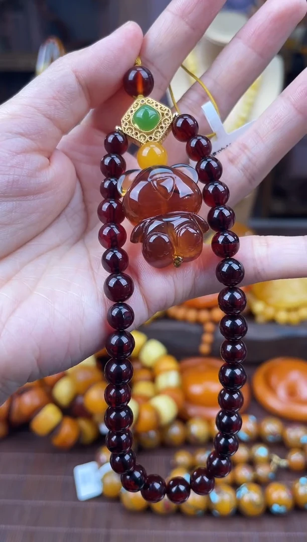 裸石琥珀未镶嵌多样性发货1，假一赔4（