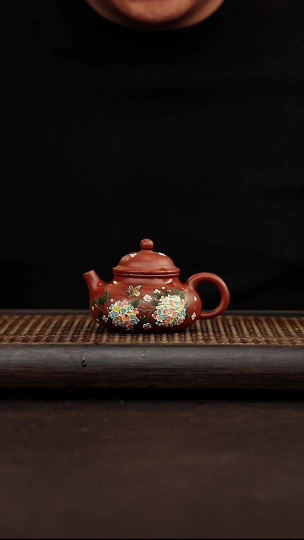 茶壶紫砂宜兴心悦紫砂   容天