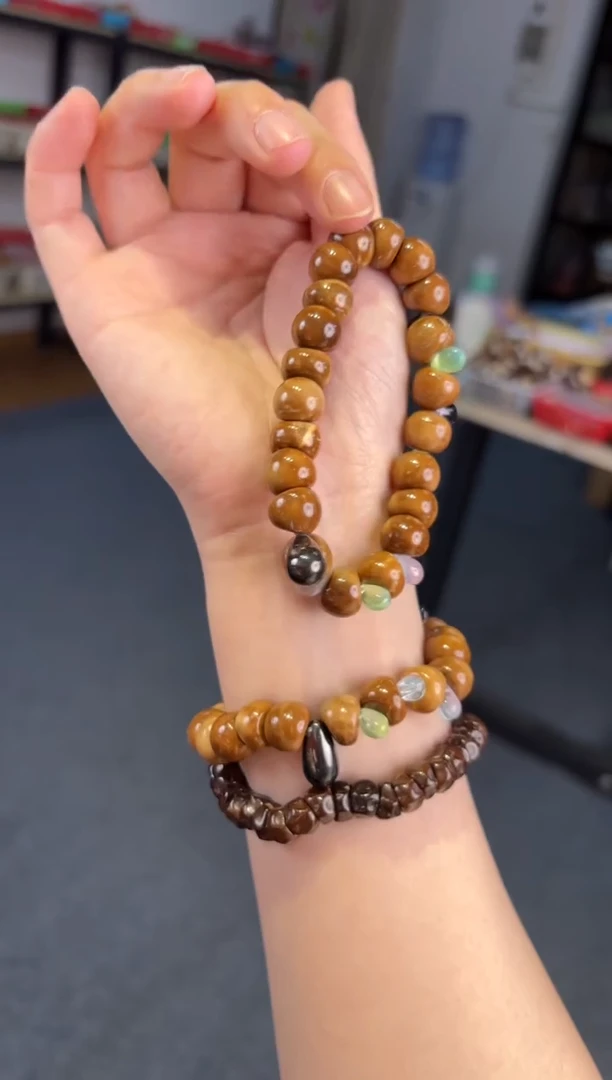 吊坠菩提根/象牙果库克大肠流光溢彩