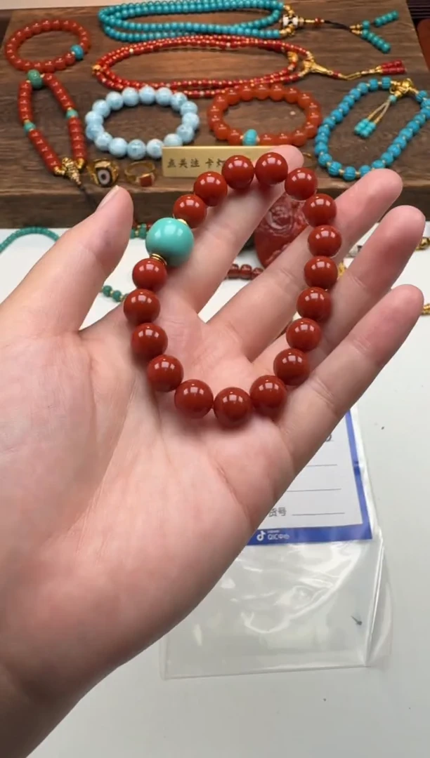 未镶嵌手串手串南红玛瑙迪***～手串手串