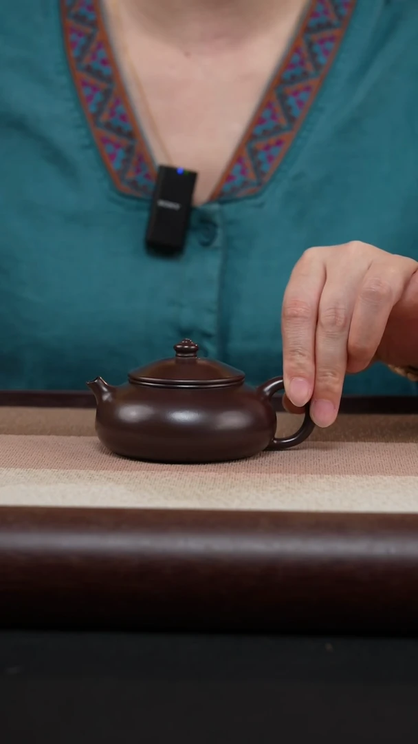 【闪购商品】紫砂茶壶老紫泥寒江MH-1787