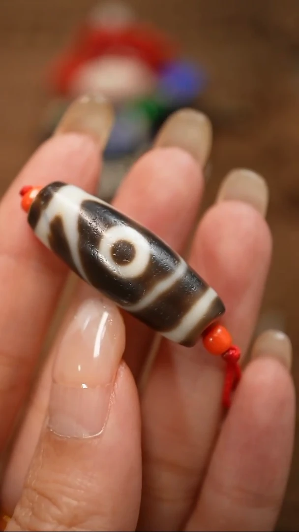 未镶嵌颈饰玛瑙/玉髓手*啦蚀花玛瑙珠珠