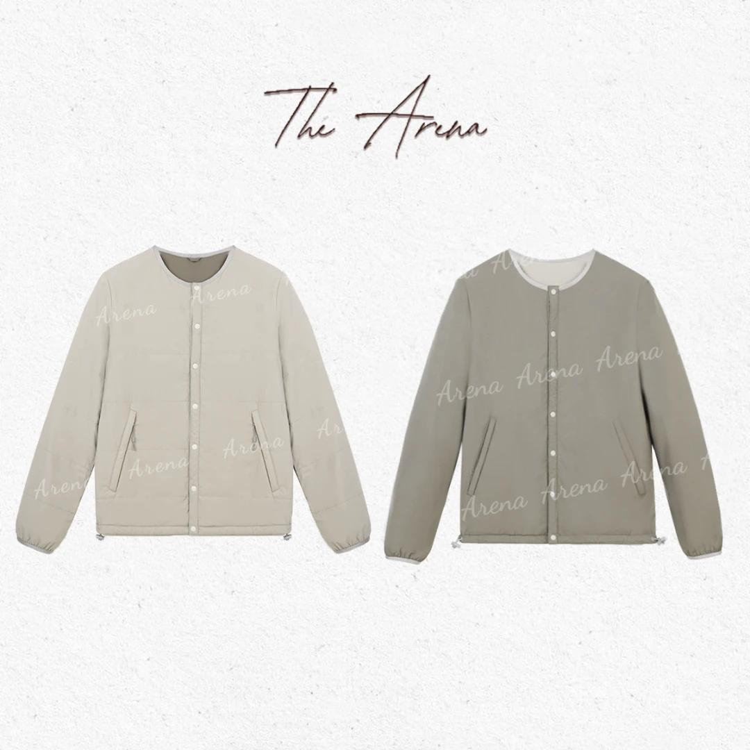 琥珀流光风“实用主义”两面穿绗格拒水薄棉夹克XY688（可做内胆）