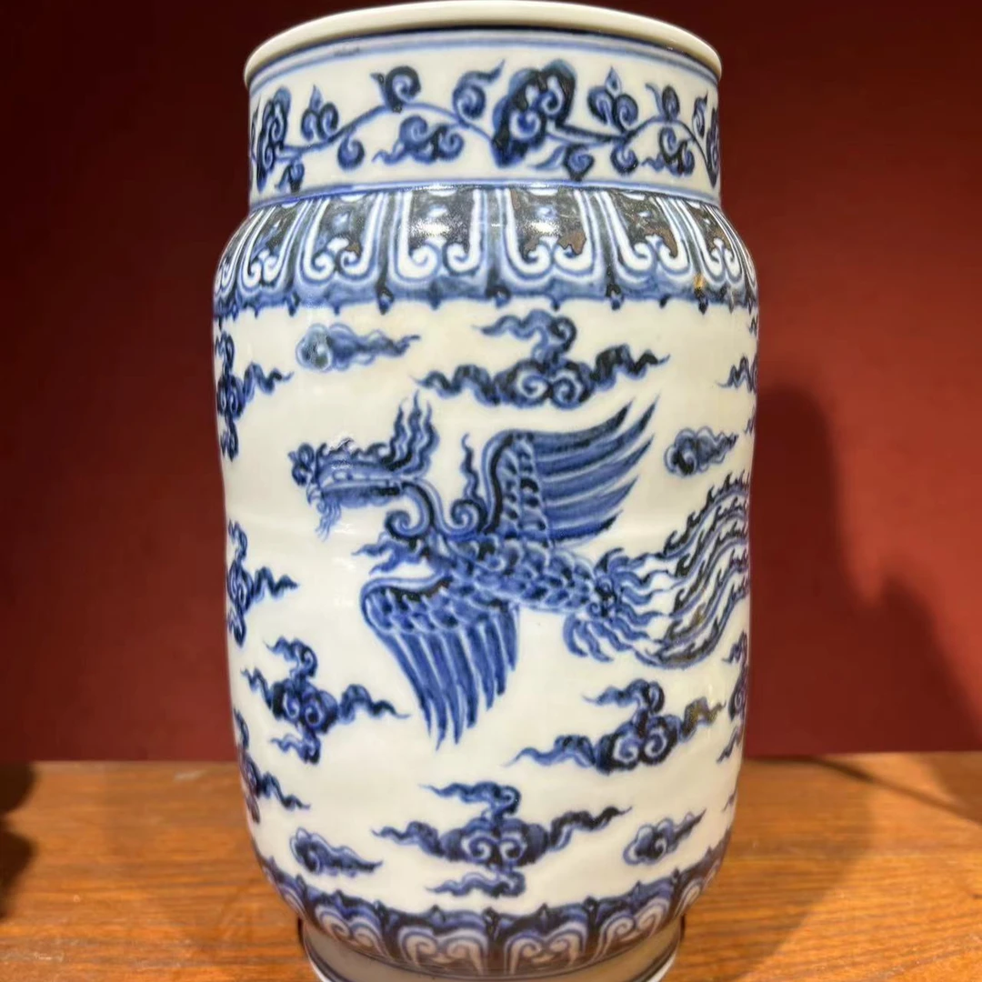 A03（代拍链接）现代陶瓷凤纹瓶