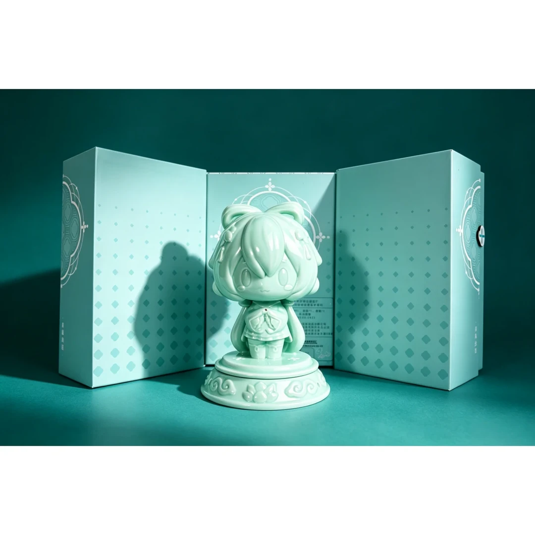 【bilibili】洛天依x中国景德镇瓷厂斗彩灵仙 影青雕刻陶瓷香炉手办