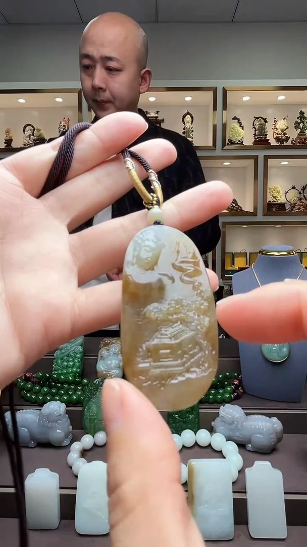 【闪购商品】和田玉挂件未镶嵌苏