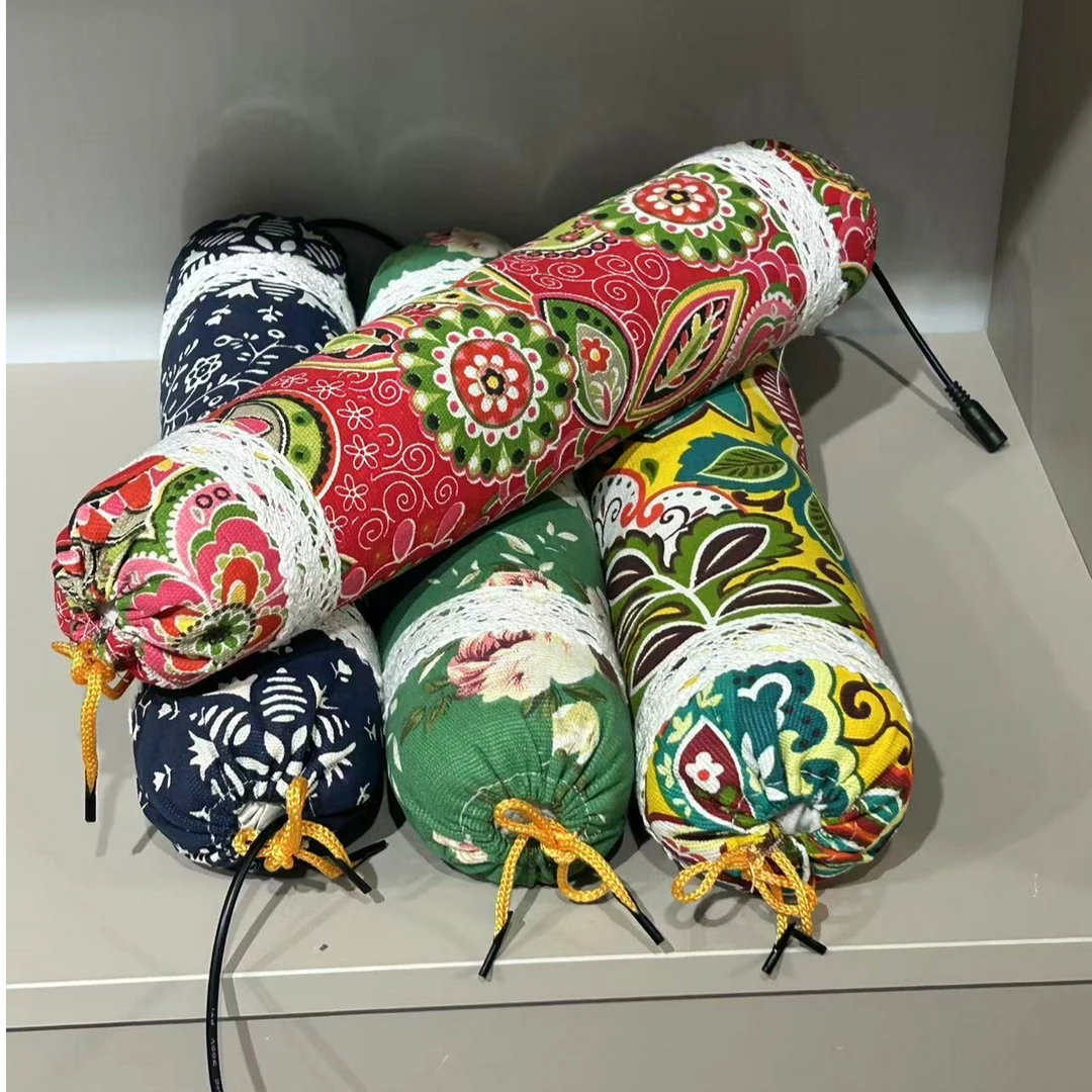 加热圆形颈枕艾草生活用品