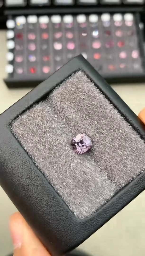 【闪购商品】定制尖晶石裸石未镶嵌2.02ct 枕型 丁香紫色调