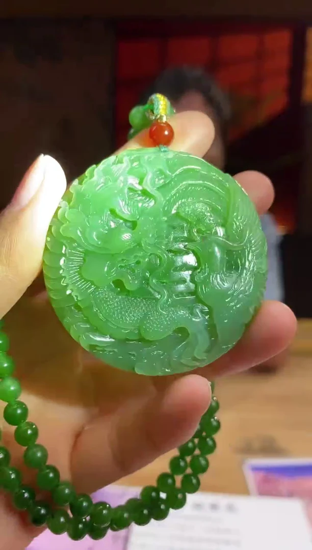 和田玉未镶嵌颈饰d530