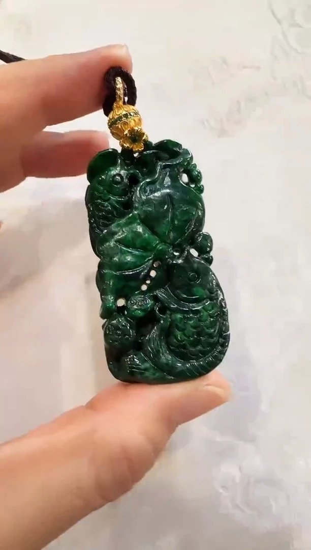 颈饰未镶嵌翡翠国风