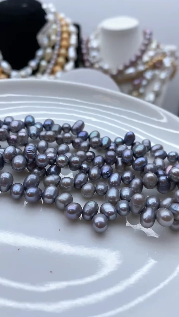 【闪购商品】淡水珍珠颈饰钛钢152