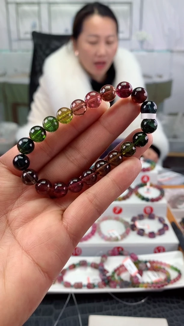 未镶嵌手串碧玺多样性发一条