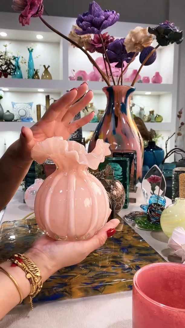 米*多慕忆家手作琉璃花瓶