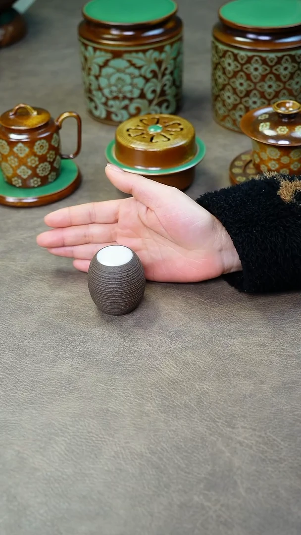 【闪购商品】龙泉青瓷手工实心盖置