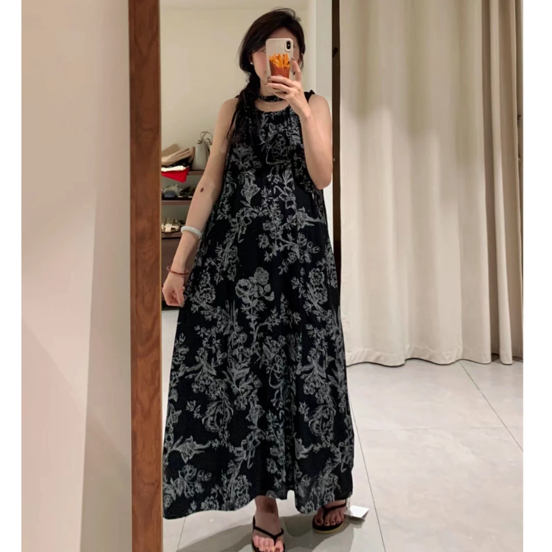 【眉山火狐狸】C89519夏季碎花蕾丝显瘦气质时尚法式宽松连衣裙