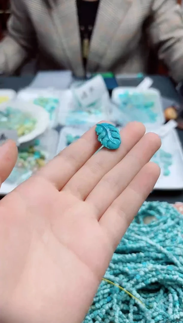 绿松石未镶嵌配饰松石配饰*1 YX