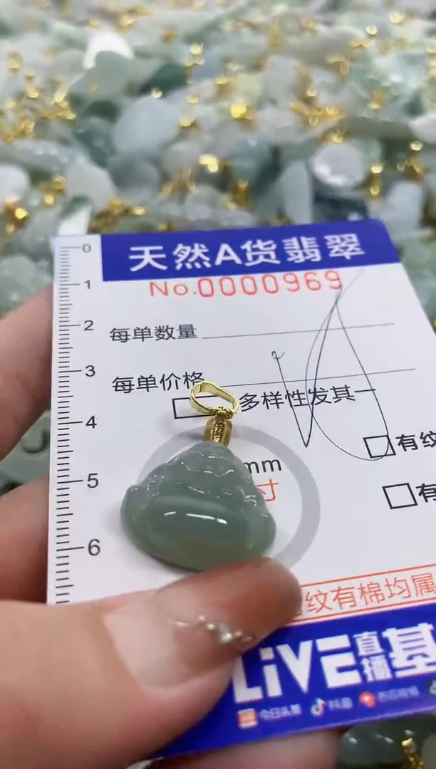 颈饰未镶嵌翡翠天然A货翡翠