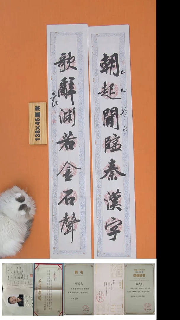书法路思良老师精美作品138*46