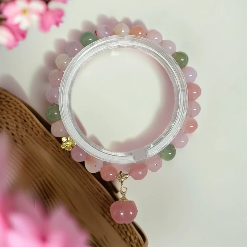 天然盐源玛瑙7mm国风送礼单圈手串YY000390001