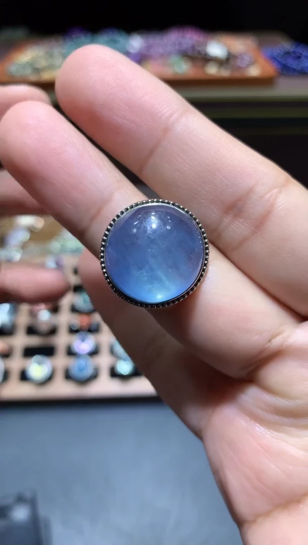 【闪购商品】海蓝宝石戒圈未镶嵌P72【多样性发其一】