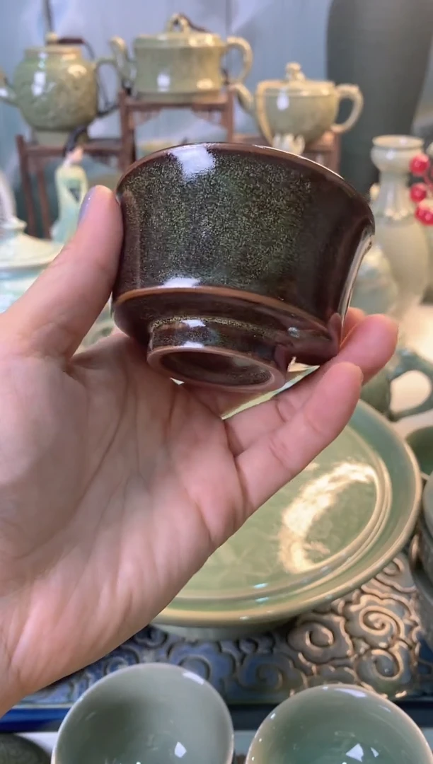 其他茶叶末釉 071307 折腰马蹄杯 一个