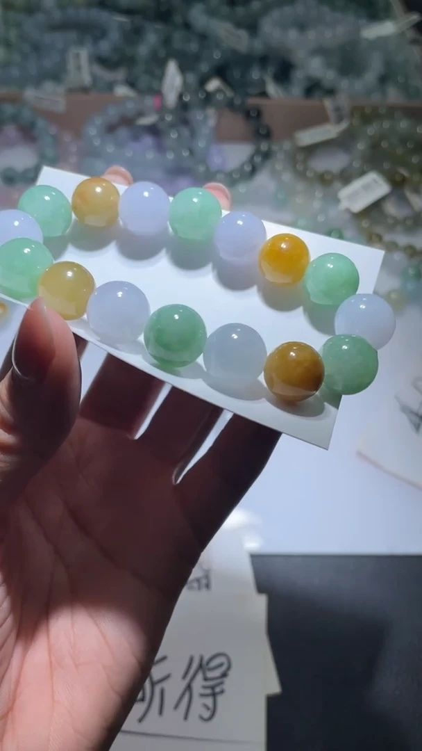 【闪购商品】定制翡翠未镶嵌翡翠手串