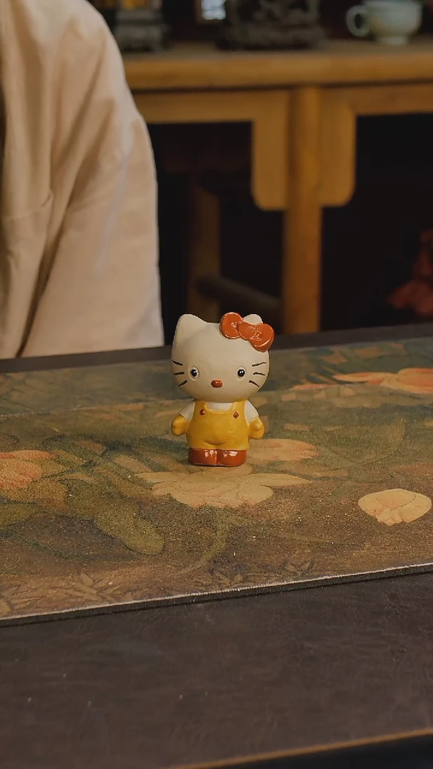 紫砂茶宠凯蒂猫茶宠