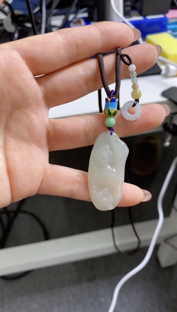 【闪购商品】翡翠颈饰未镶嵌天然缅甸翡翠A货