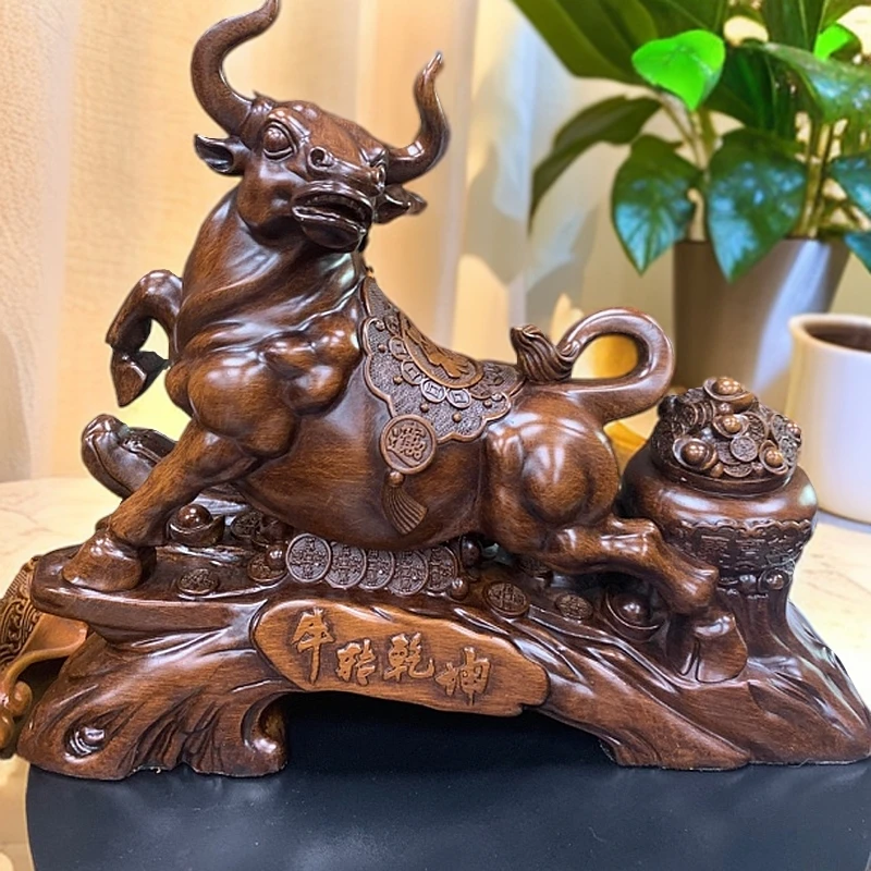 牛转乾坤十二生肖牛摆件运势如虹高25长30