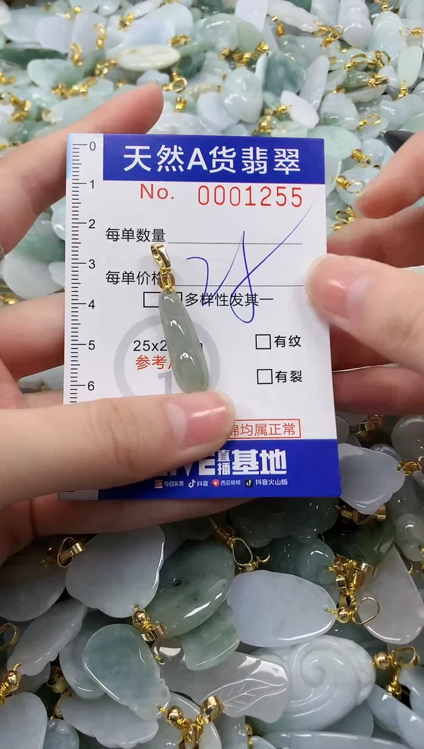 颈饰未镶嵌翡翠天然a货翡翠