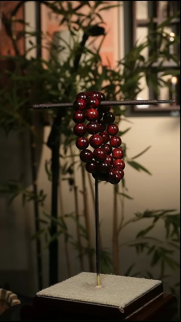 降真香手串/手链海南黄花梨红降1.2cm