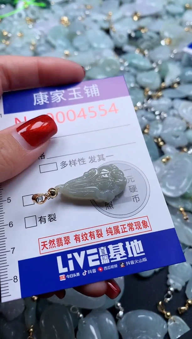翡翠未镶嵌吊坠(不含链)4554