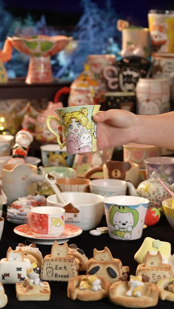 其他陶景德镇釉下彩手绘设计师款陶瓷