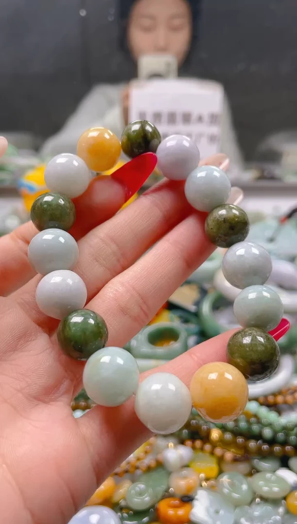 【闪购商品】翡翠颈饰未镶嵌13MM/L/翡翠A货一图一物