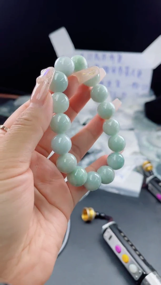 未镶嵌戒指翡翠珠串13.3