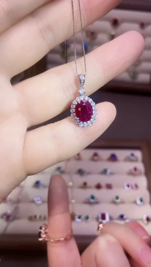 【闪购商品】红宝石戒指银S925镶嵌一枚