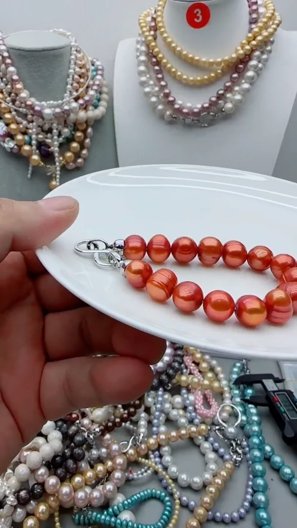 淡水珍珠未镶嵌颈饰1