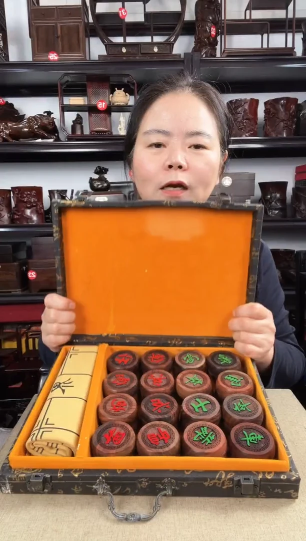 木象棋老李红木工艺品