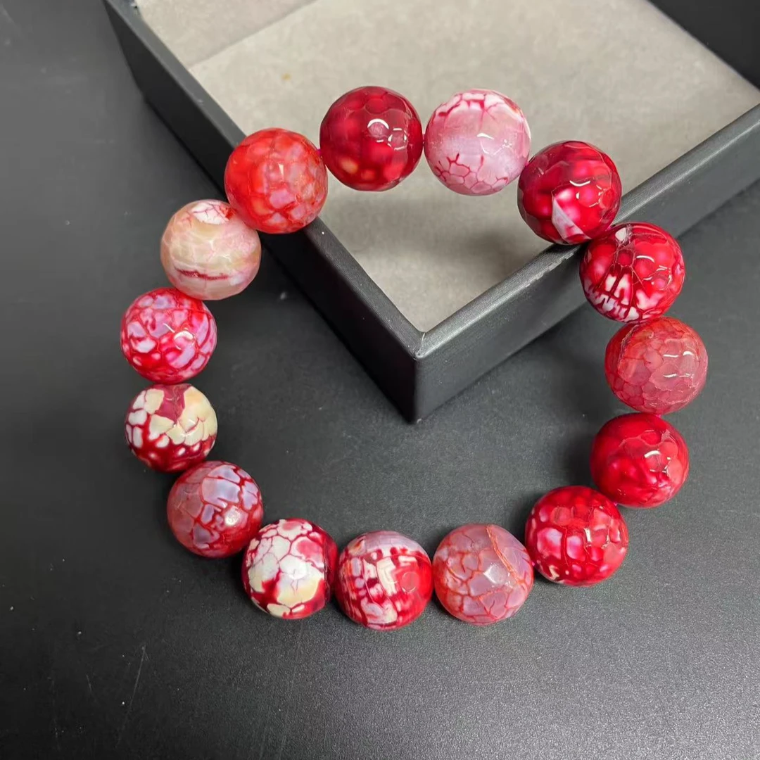 【小杰推荐】雪胆龙鳞纹圆珠手链 （多样性发其一）3217