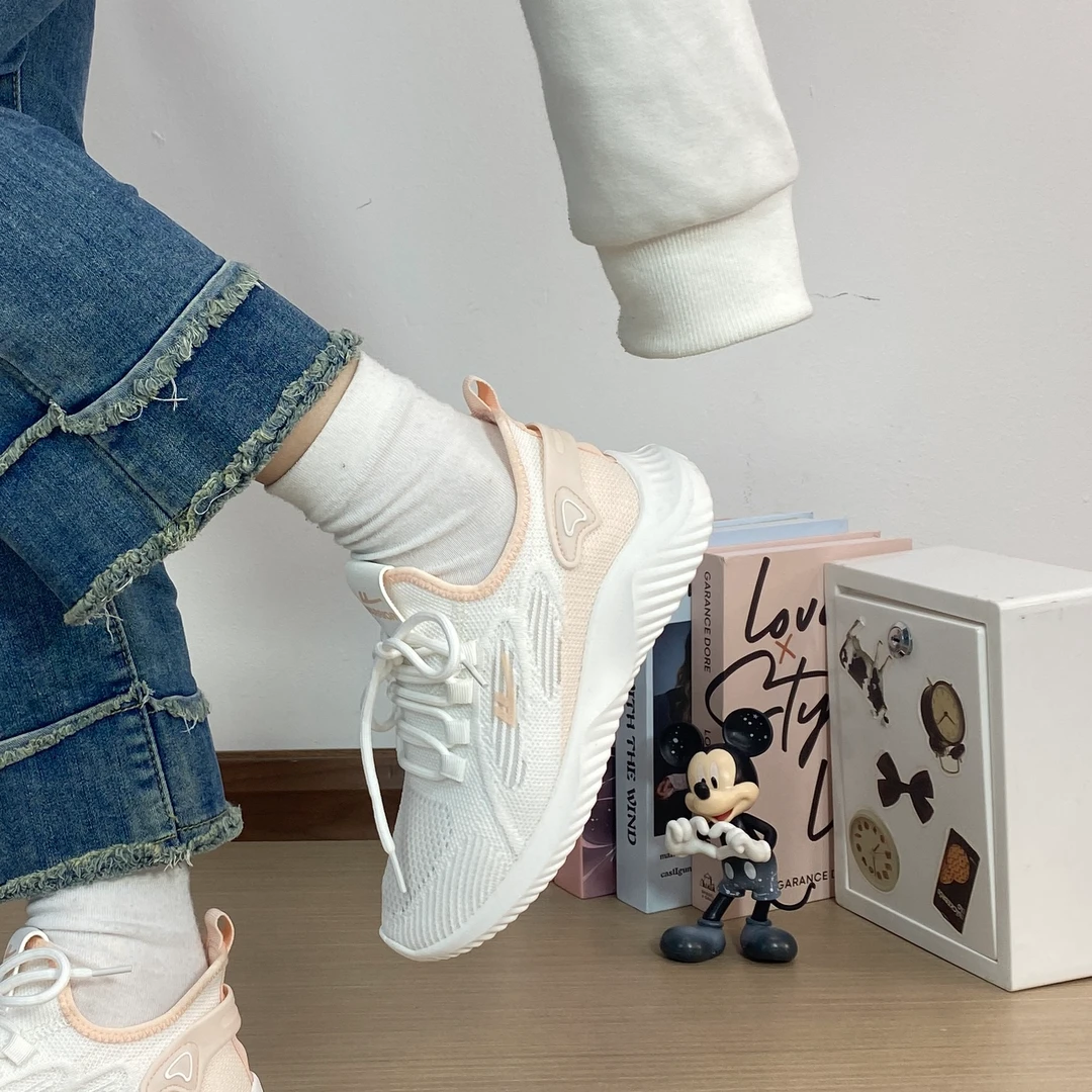 回力网面透气春夏季新款增高透气运动鞋包头时尚休闲鞋ins潮流女