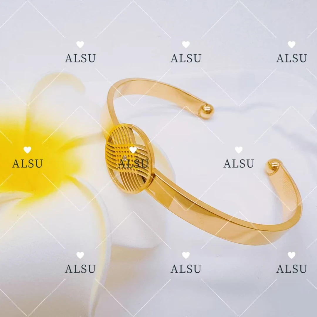 合金手镯 ALSU原创经典款民族风xangrah手镯百搭复古简约轻奢